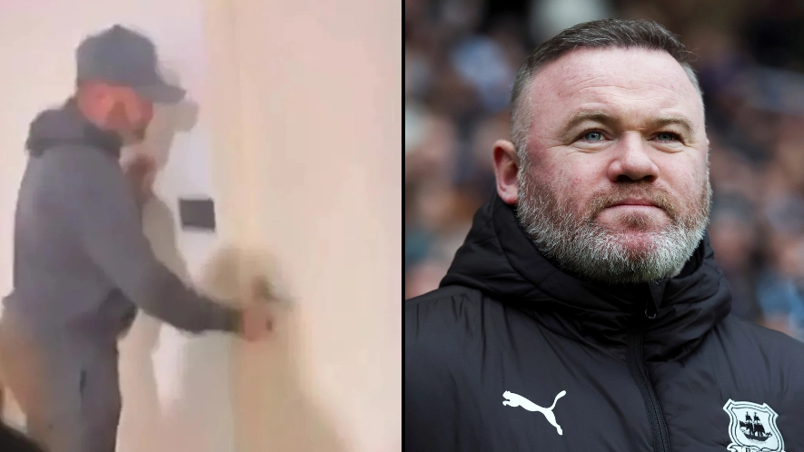 Wayne Rooney shares response after video of woman entering his flat was shared online