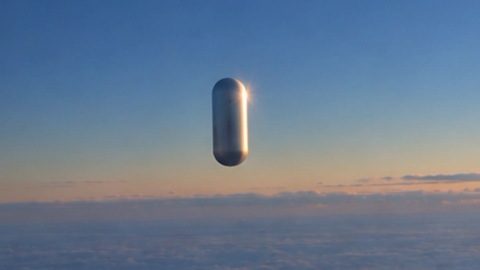 Pilots stunned after spotting mysterious UFO shaped like a pill while flying across America