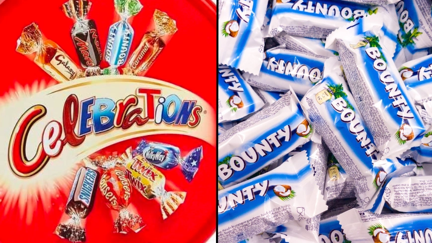 Celebrations boxes without Bountys are being trialled this Christmas