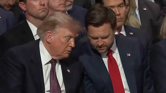 Donald Trump faces backlash over what he did with JD Vance at senator's funeral
