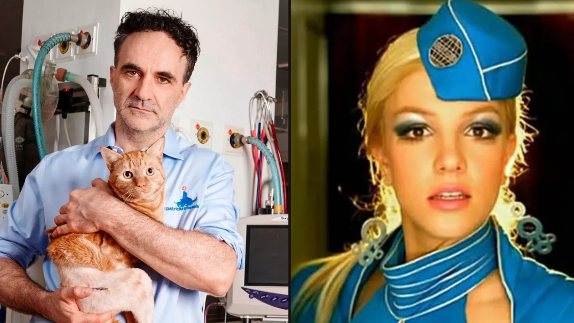Supervet Noel Fitzpatrick pushed to answer whether Britney Spears Toxic is about him