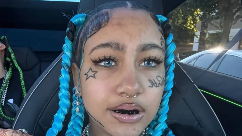 Kim Kardashian's 12-year-old daughter shocks with 'face tattoos and piercings'