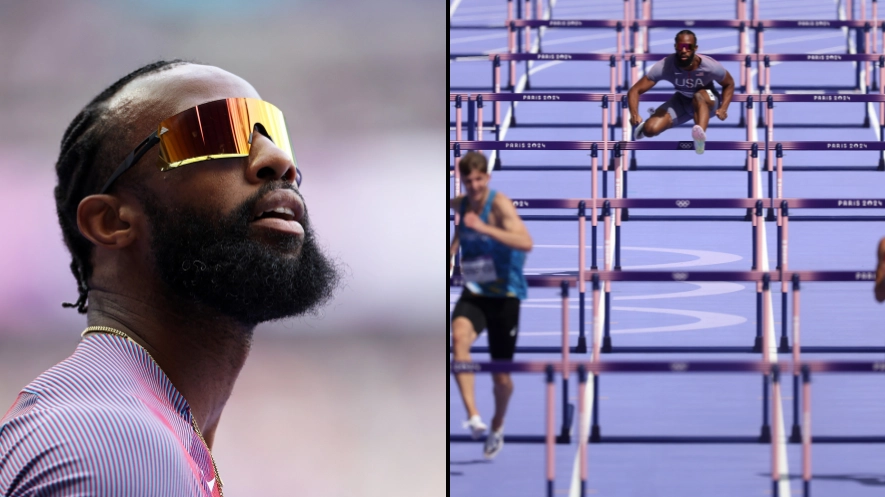 Olympic 110m hurdler who lost race 'intentionally' by jogging explains why he did it
