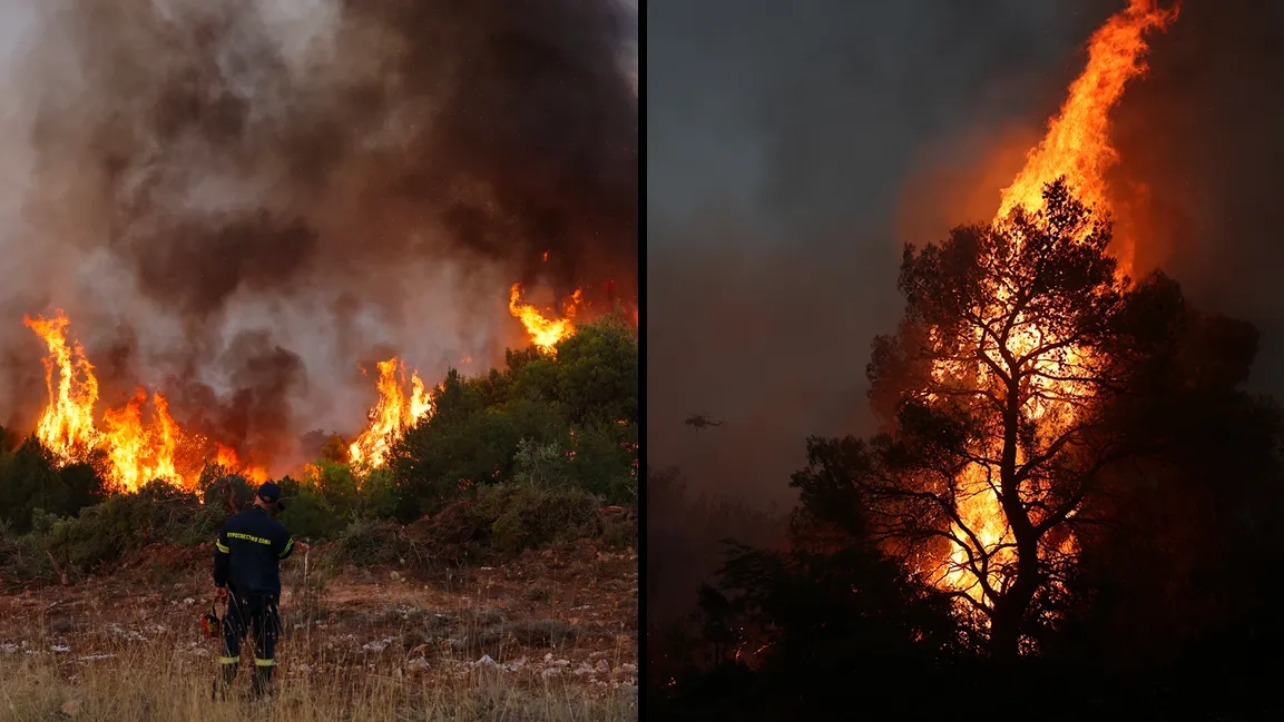 Major airlines Jet2 and TUI cancel all flights to Rhodes as wildfires rage on Greek island