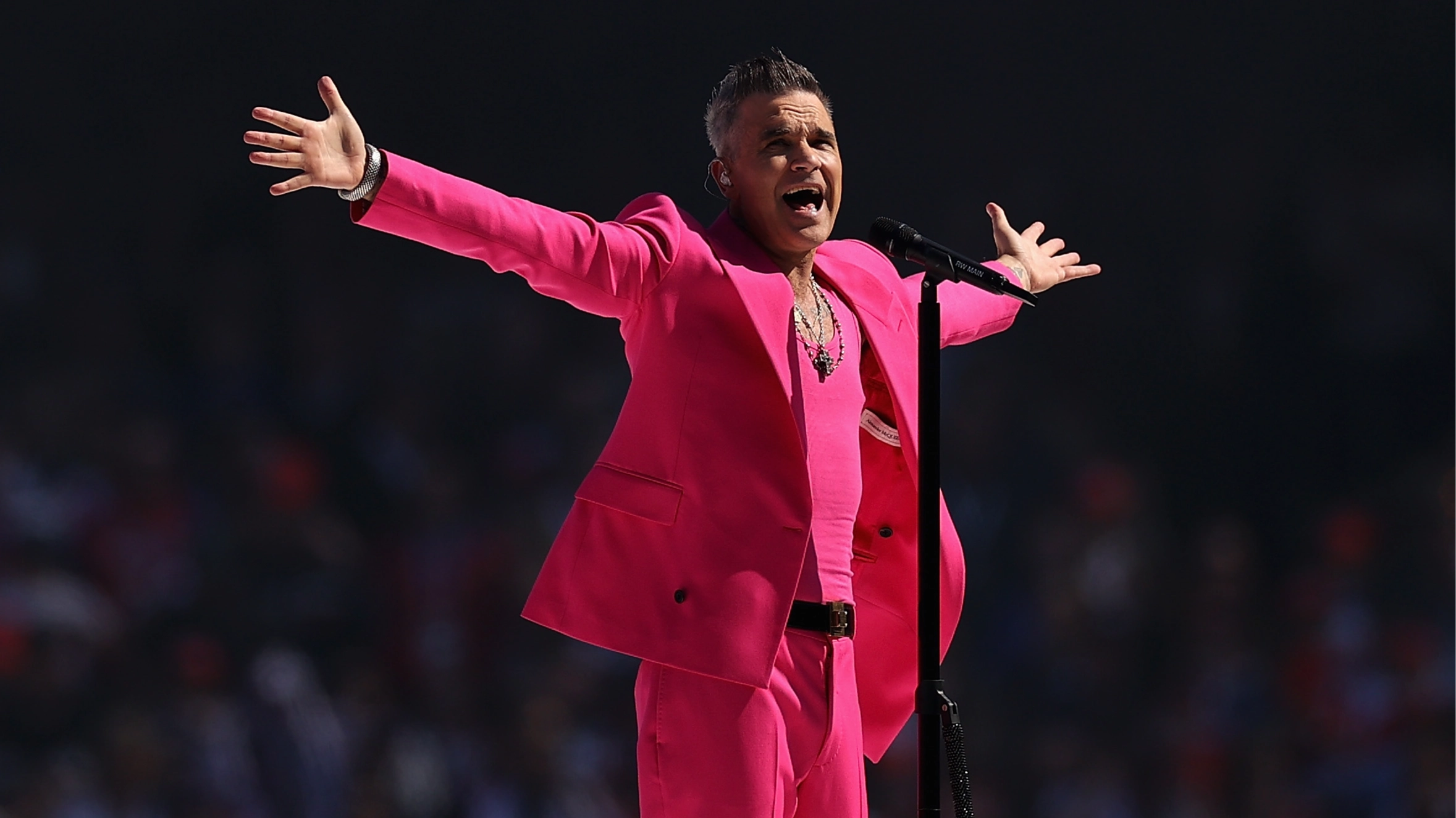 Robbie Williams UK tour tickets almost gone as biopic Better Man is called 'best musical of the decade'