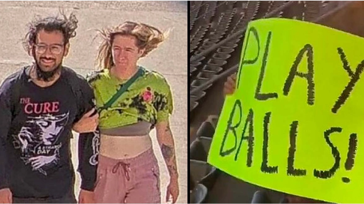 Police release image of couple who performed lewd ‘sex act’ at major sports event