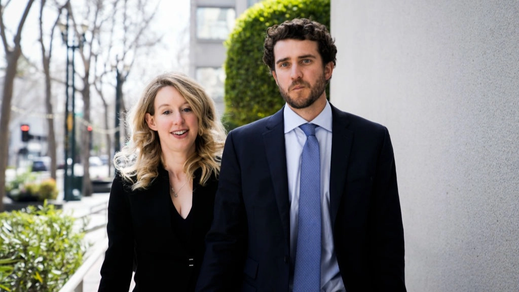 Who Elizabeth Holmes' partner Billy Evans is as he bizarrely goes nude in new record-breaking doc