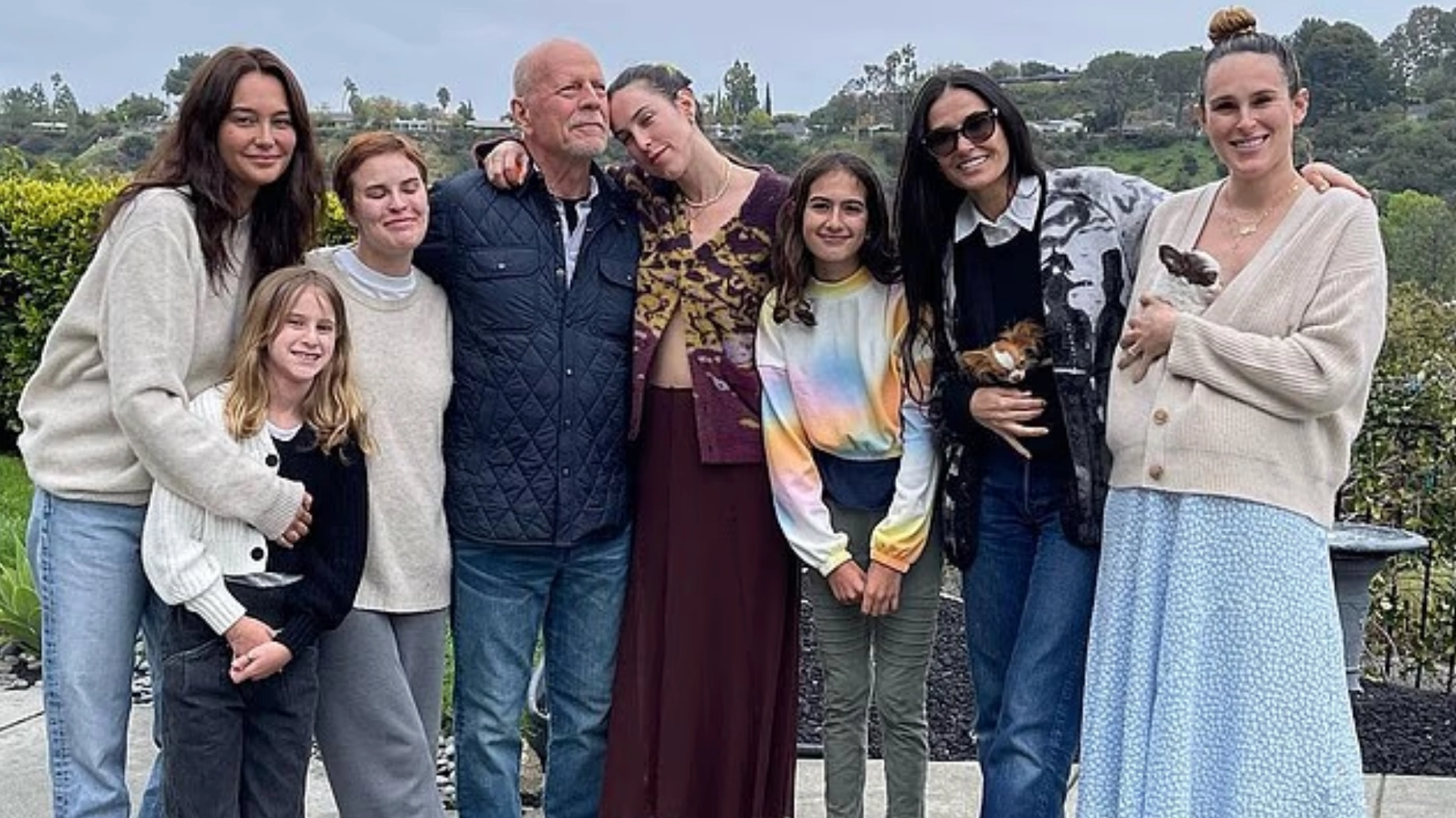 Bruce Willis’ wife Emma says actor ‘doesn’t know’ he has dementia