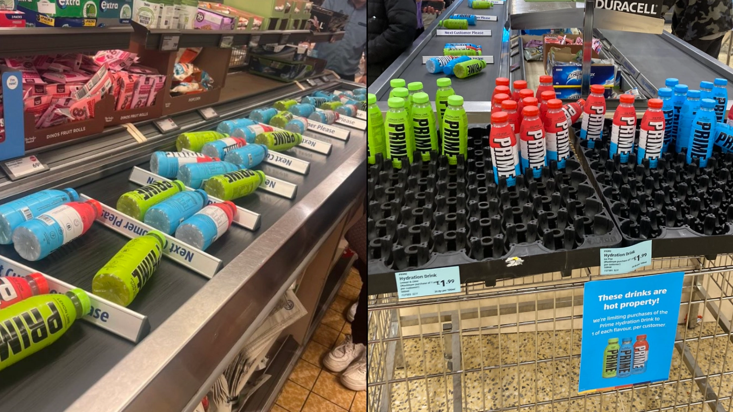 Aldi responds to furious Brits as Prime drink causes store chaos