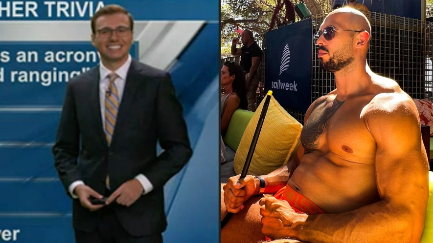 Weatherman called Andrew Tate hit with abuse online