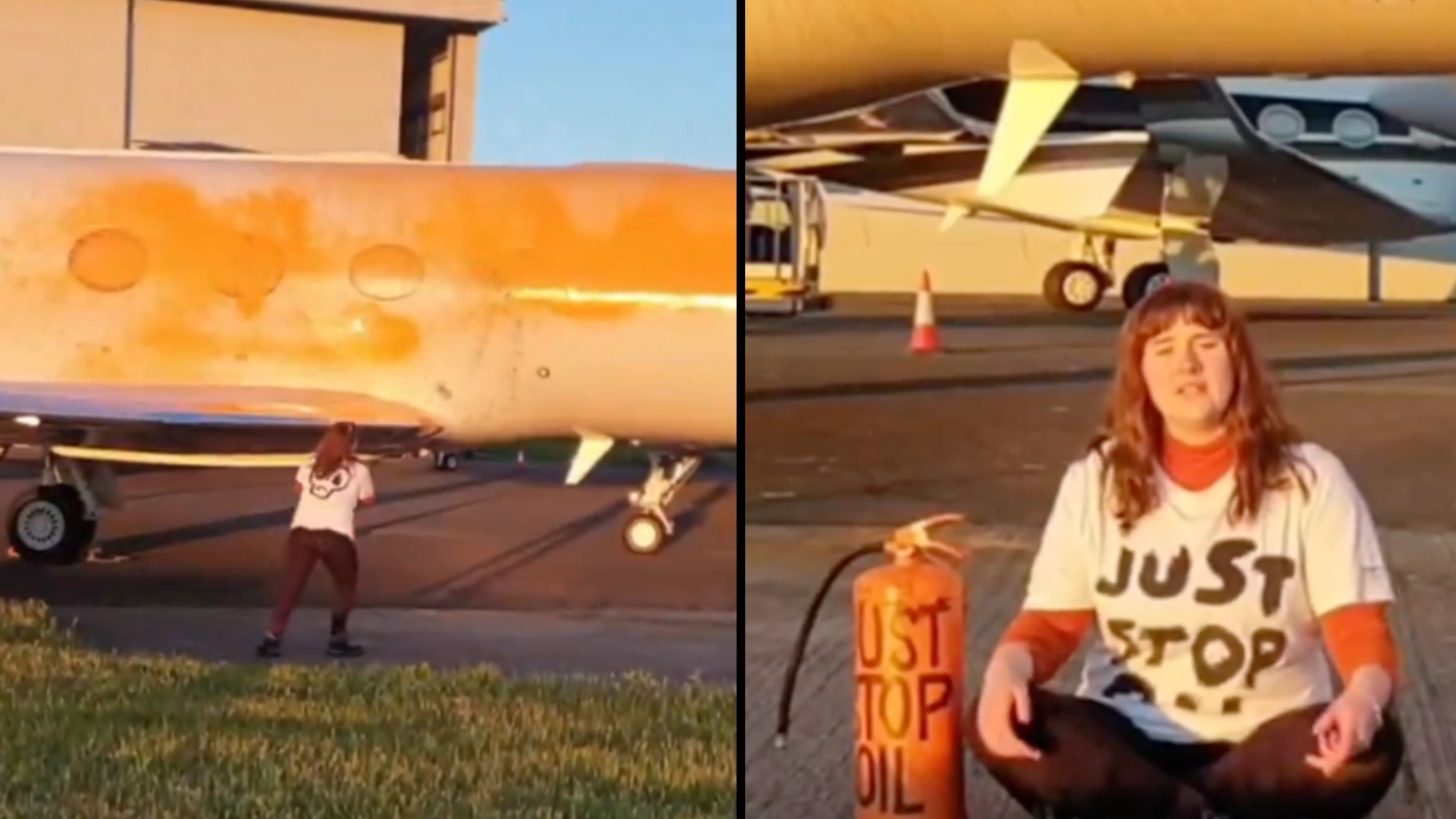 Just Stop Oil protesters target airport where 'Taylor Swift’s jet landed hours earlier'