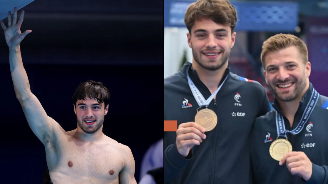 Olympic diver who left viewers not knowing where to look responds to viral comments about his outfit