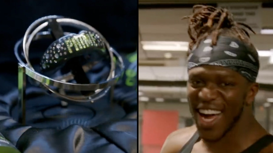 KSI reacts to most expensive mouthguard in the world ahead of Tommy Fury fight