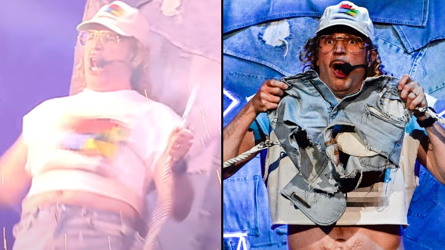 Eurovision act wasn't actually naked as new images of performance emerge
