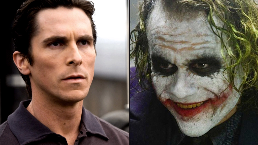 Christian Bale blames Heath Ledger as he admits to 'not nailing' his performance in Batman films
