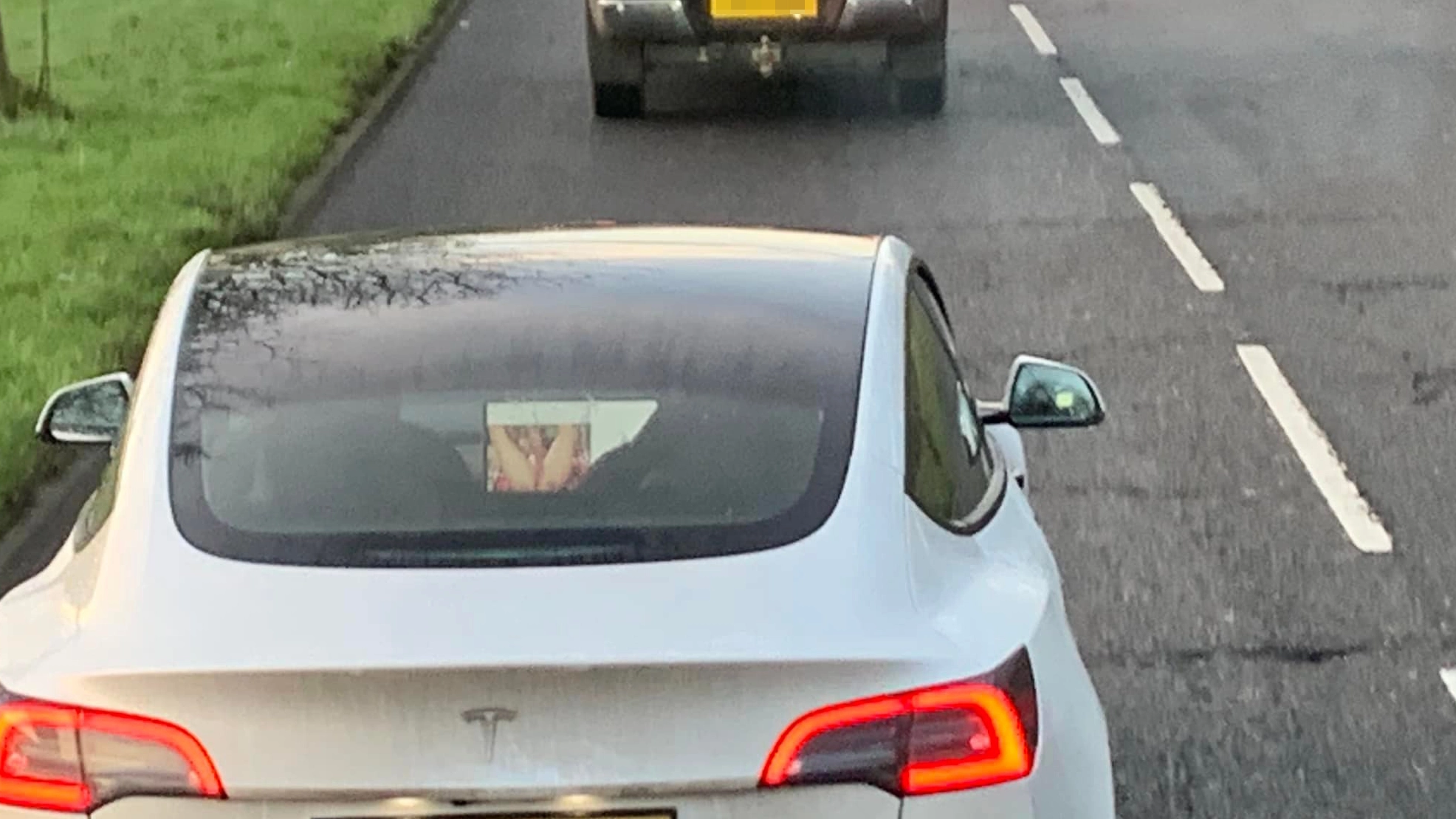 Tesla Driver Spotted Watching Porn While Stuck In Traffic Jam