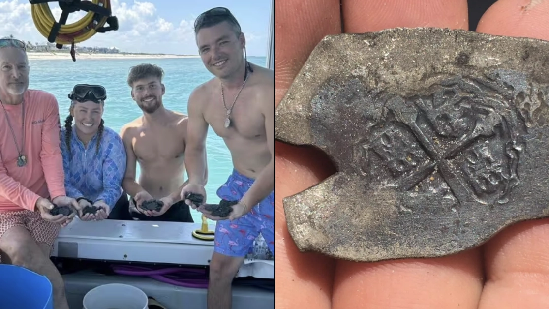 Diver shocked to find £100,000 worth of treasure while exploring ancient shipwreck
