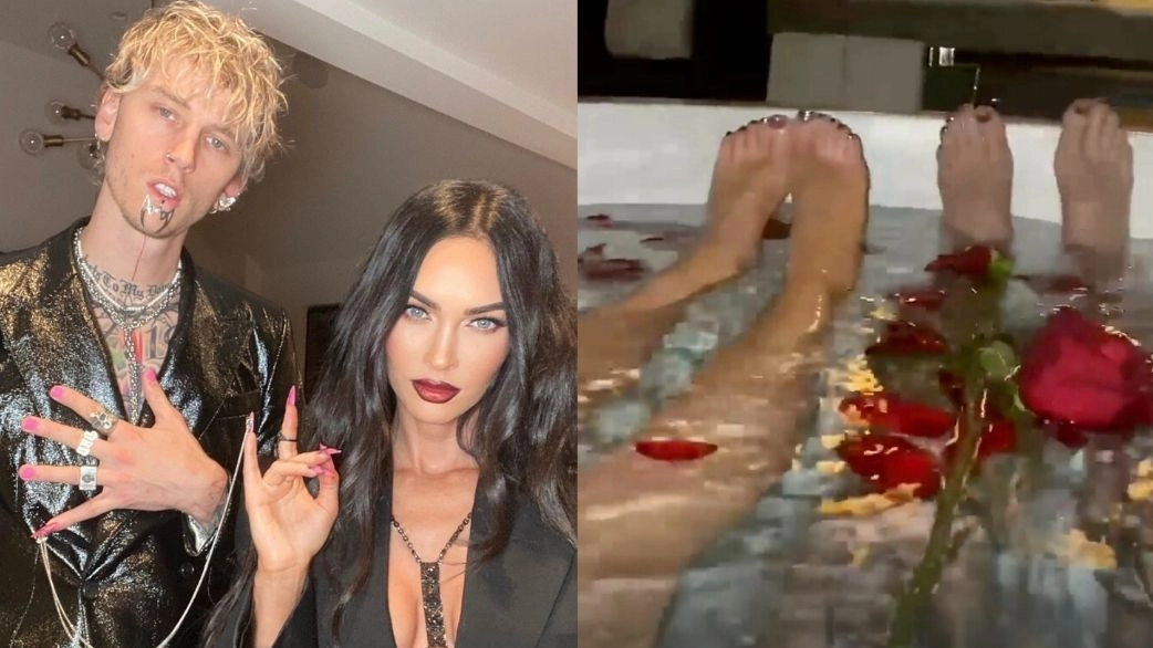 Megan Fox Leaves Fans Traumatised With Machine Gun Kelly Bath Video