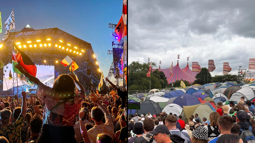 'Hero' celebrity helps Glastonbury fans watch England vs Slovakia after festival announced it wouldn’t be shown