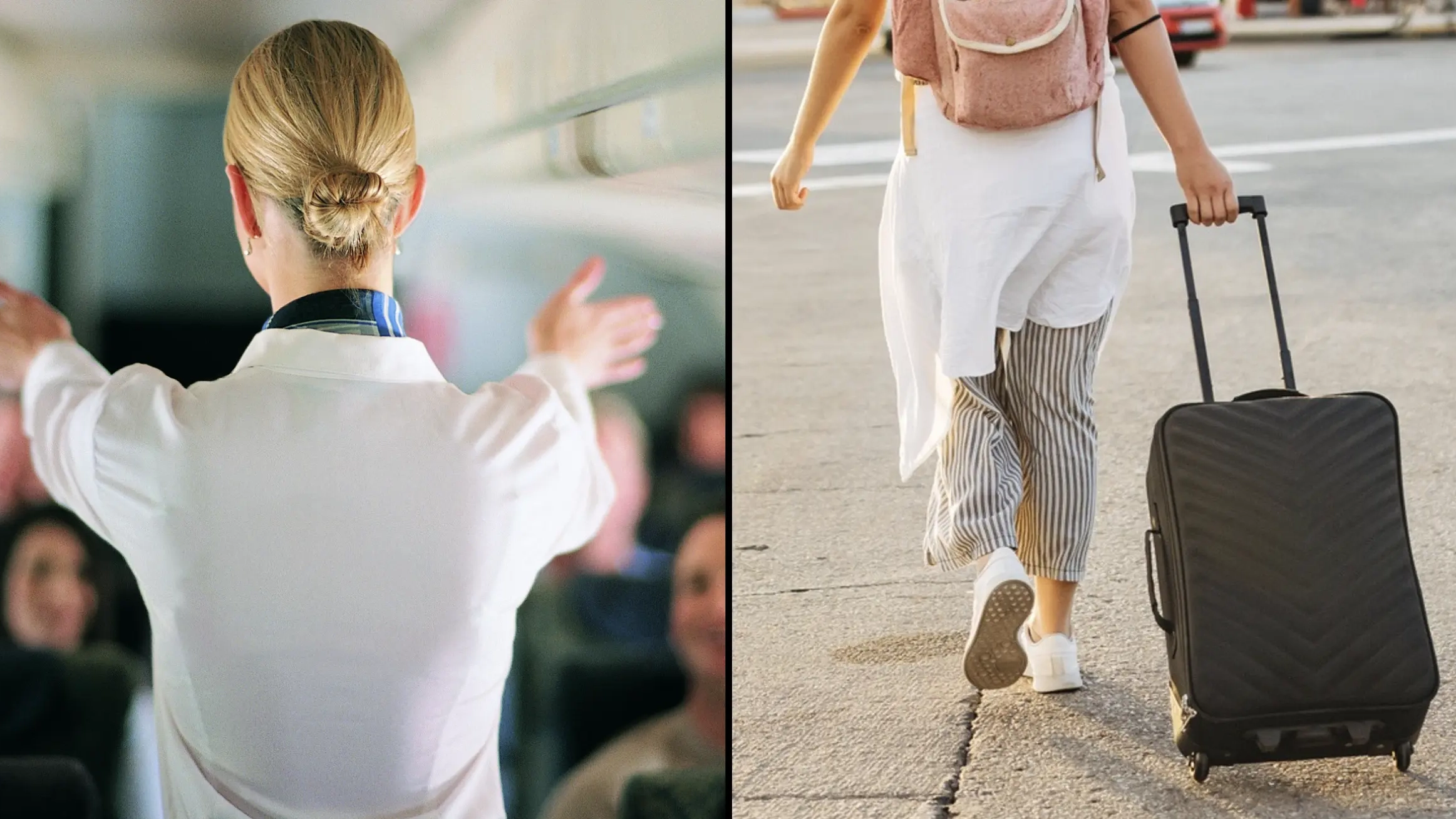 Flight attendant issues warning over popular plane outfit choice that 'makes her feel sick'
