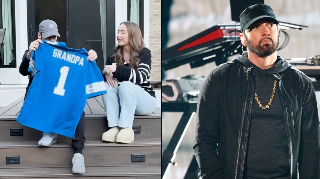 Eminem has just announced he is becoming a grandad in emotional way