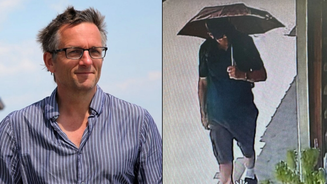 CCTV footage released of last sighting of missing TV doctor Michael Mosley before disappearance