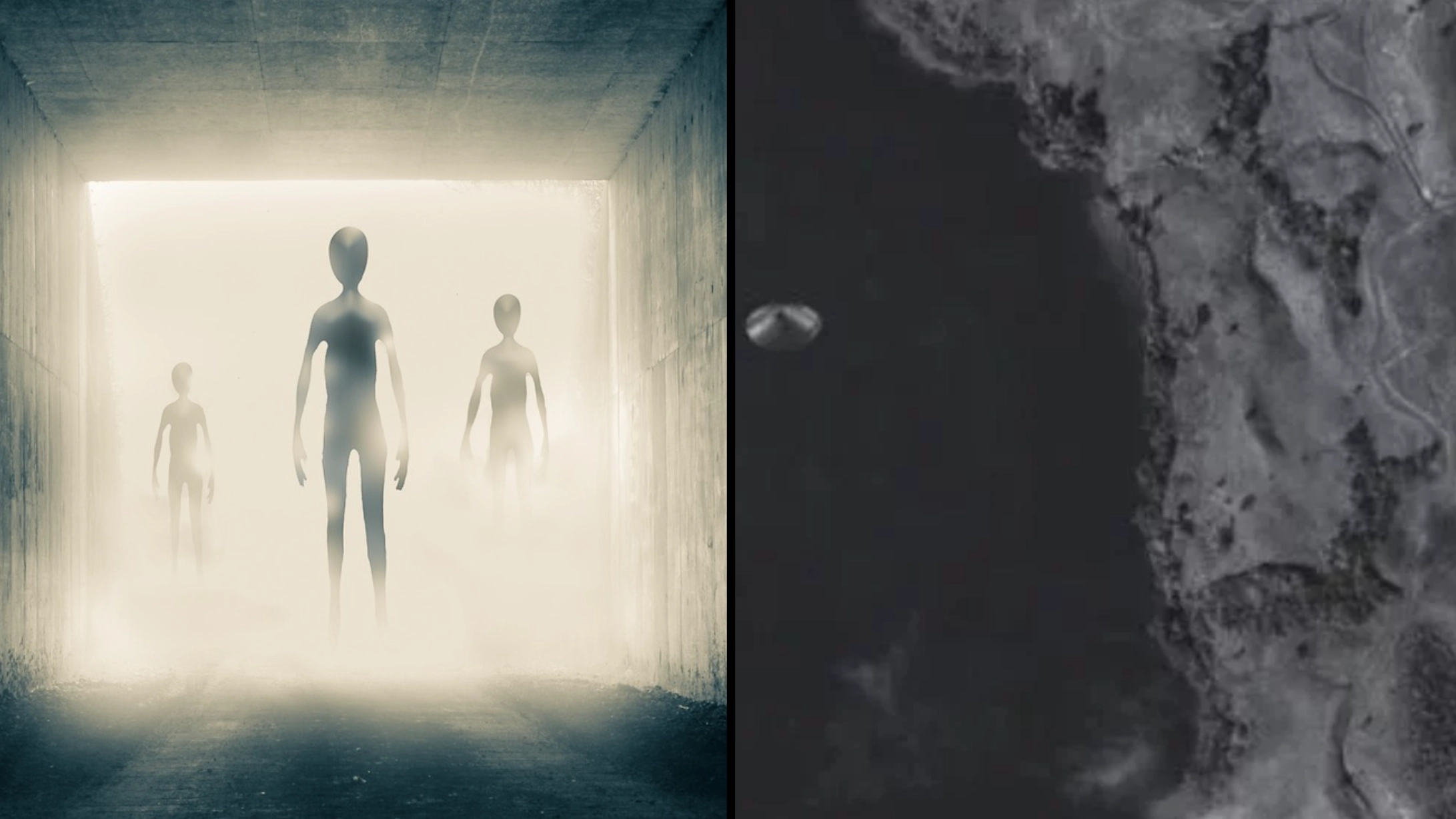 'Best UFO picture ever taken' sees object appear over a lake in the middle of nowhere