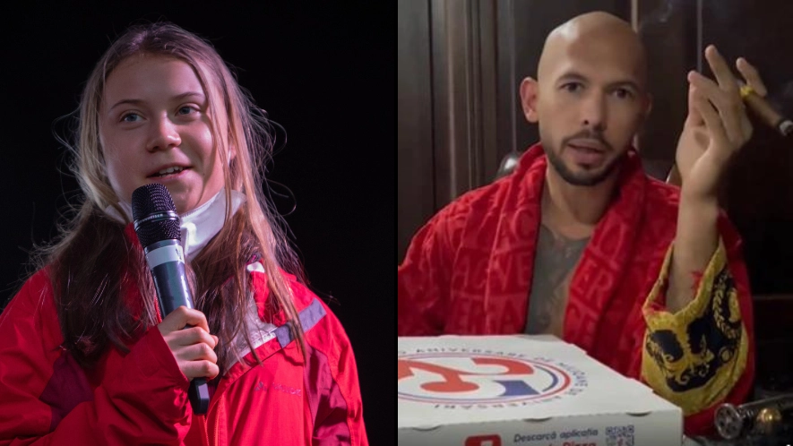 Greta Thunberg responds to Andrew Tate’s arrest and absolutely savages him once again