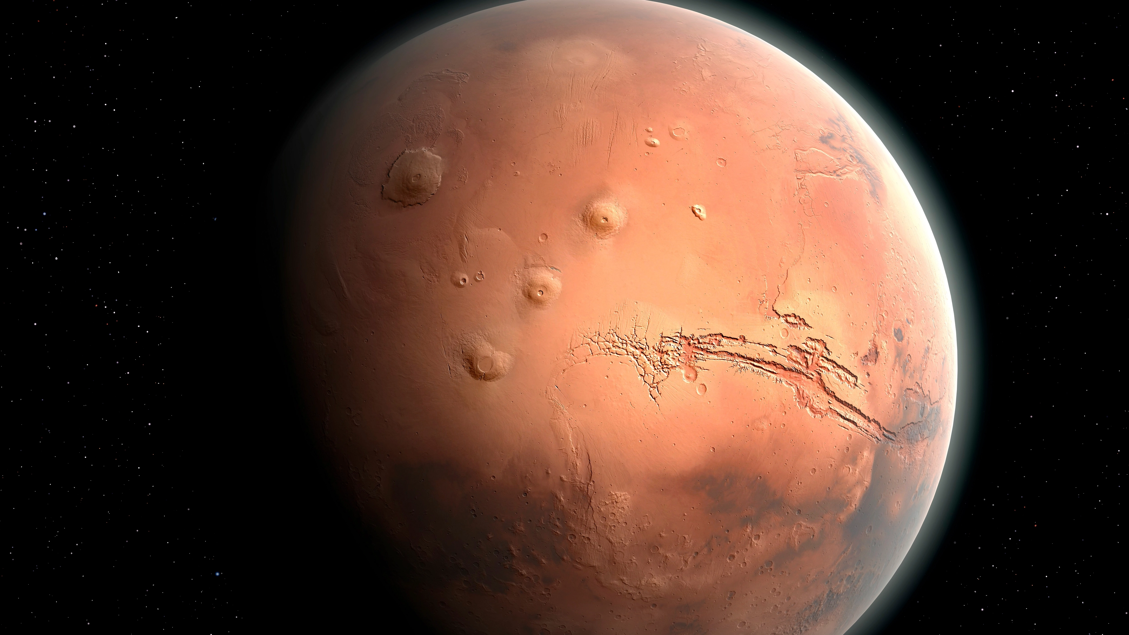 Mysterious giant structures have been discovered beneath the surface of Mars