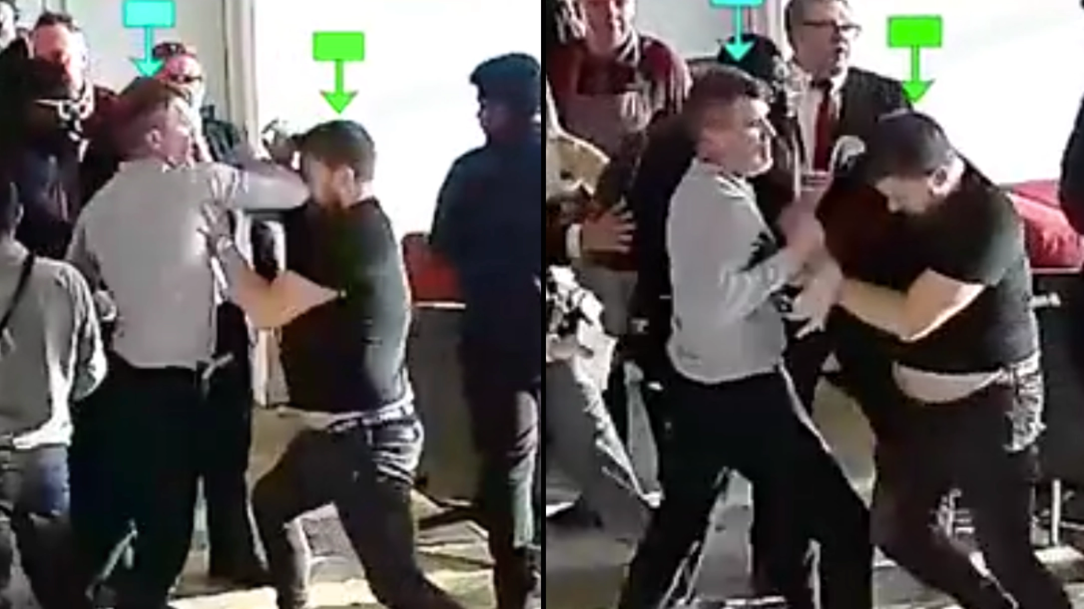 Footage shows Roy Keane 'elbow' fan after alleged headbutt during brawl