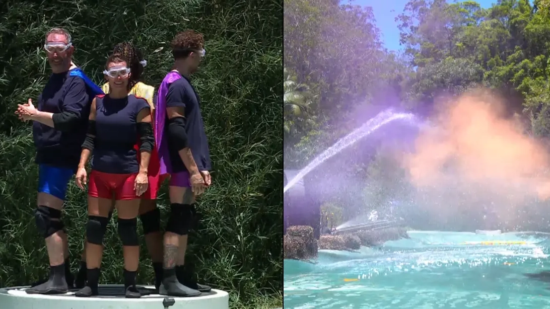 Disgusting amount of slime used in I'm A Celeb fan favourite trial Celebrity Cyclone