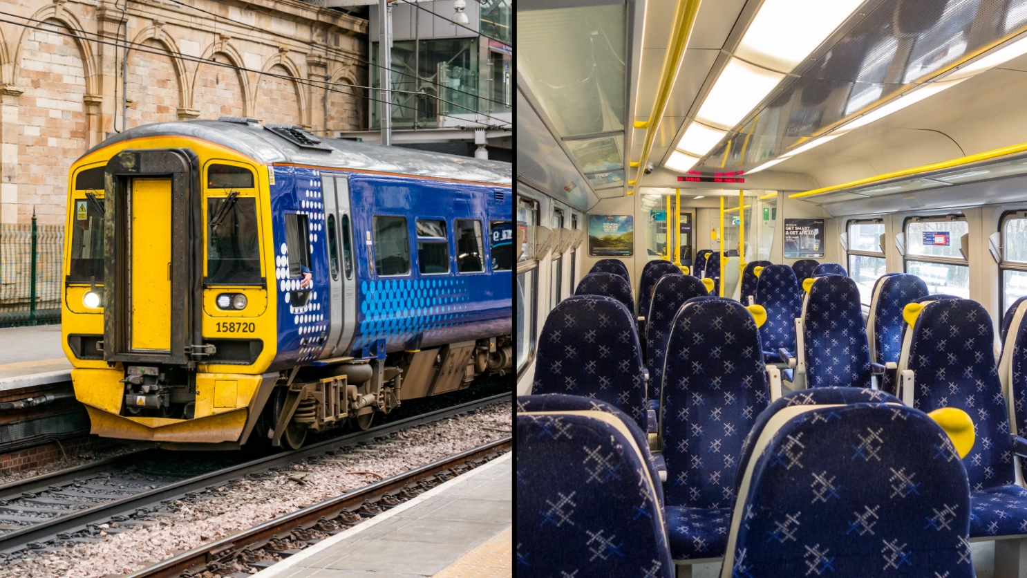Woman asleep on train woke up to naked man beside her