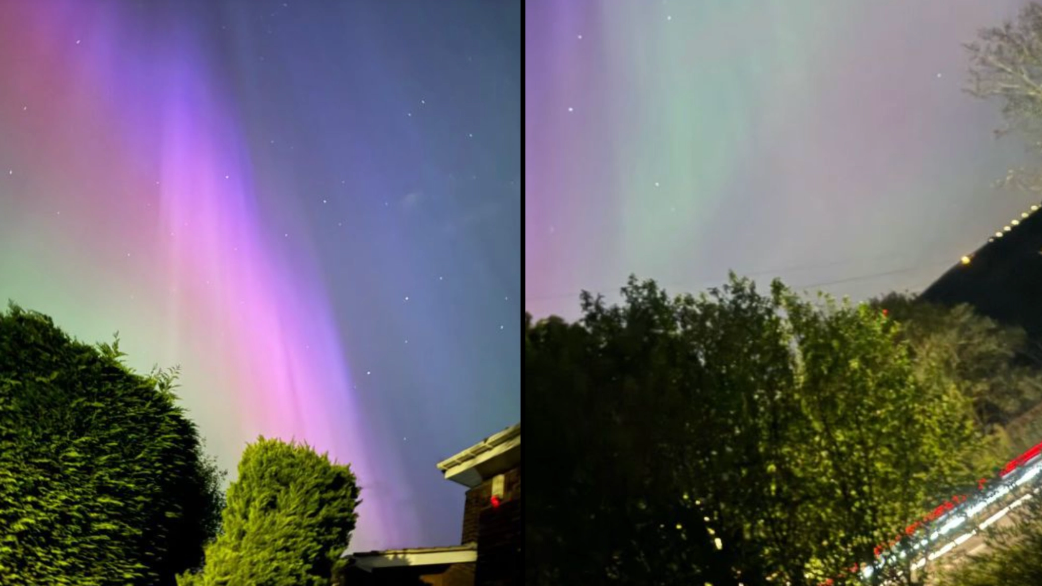 Northern Lights glow up skies across UK in one of clearest sightings after huge solar storm