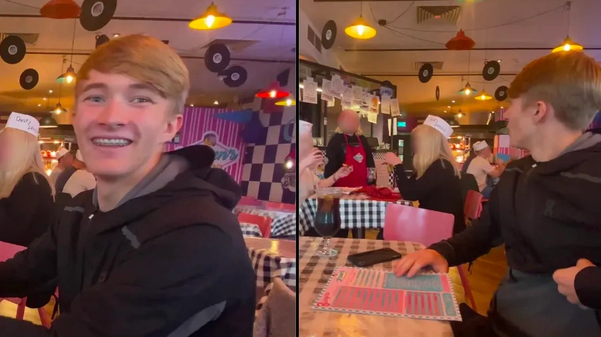 Boy and grandparents kicked out of Karen's Diner after calling waitress 'fat s**g' for mocking him