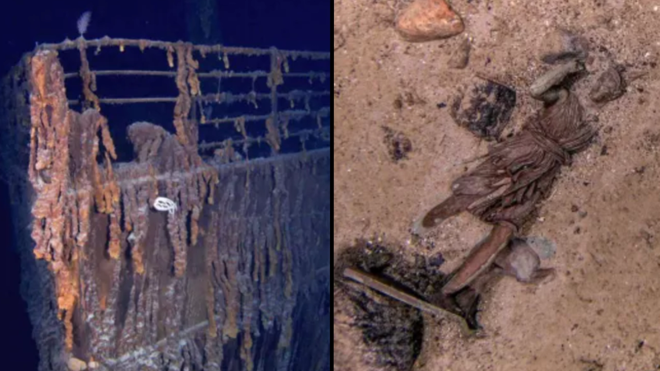 Incredible discovery has been made as new images of the Titanic are released