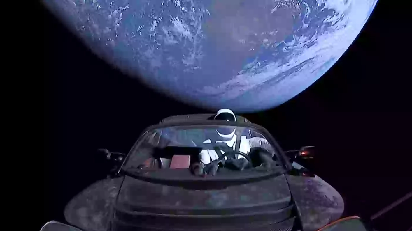Elon Musk explained why he sent Tesla Roadster into space seven years ago as it's revealed where it is now