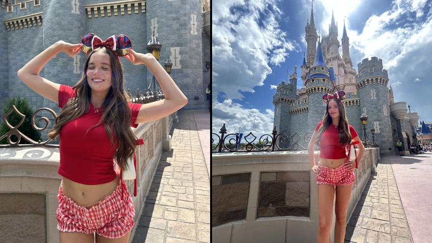 Woman accused of dressing ‘inappropriately’ at Disney World hits out at ‘uneducated’ haters
