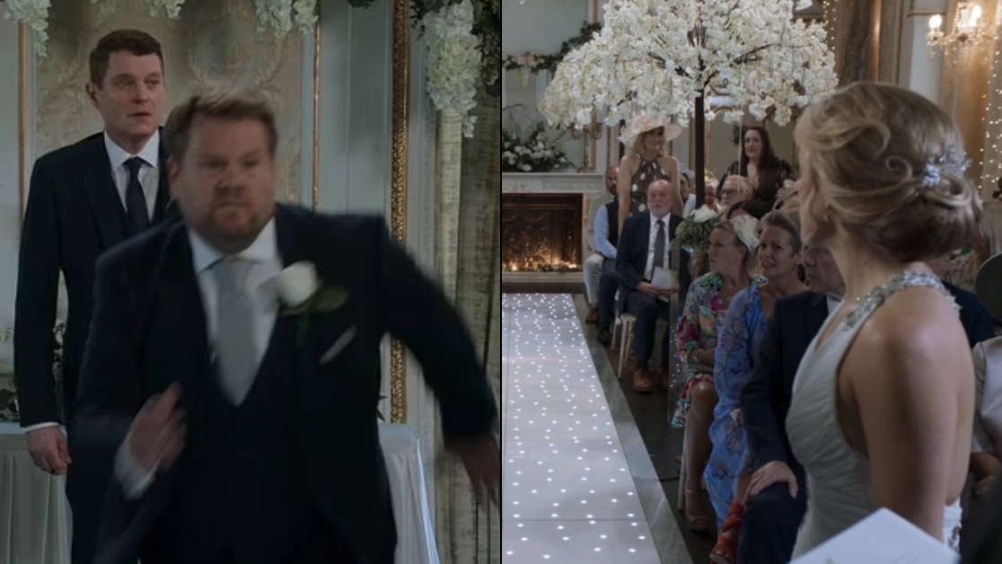 Hilarious surprise for Gavin and Stacey cast as extras went off-script in wedding scene