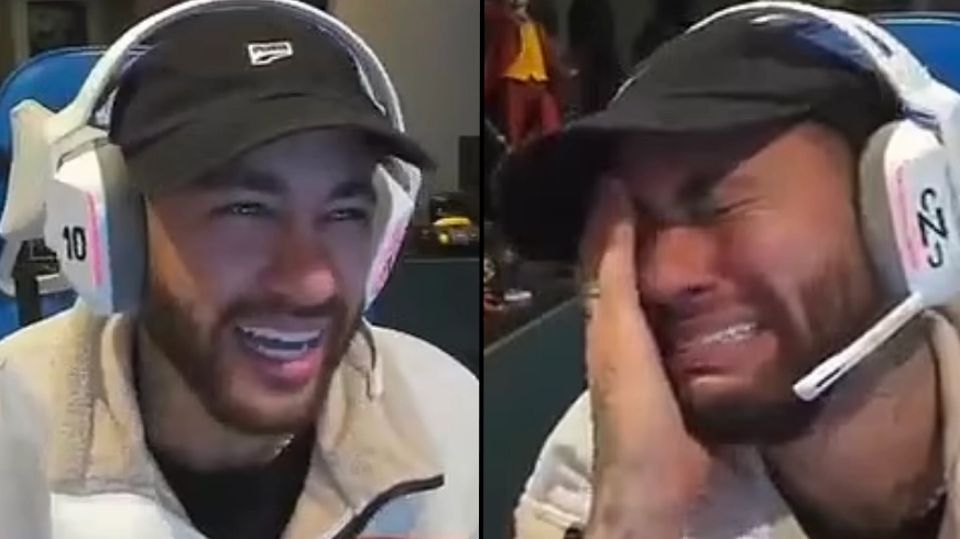 Neymar has hysteric reaction to losing £900,000 gambling online
