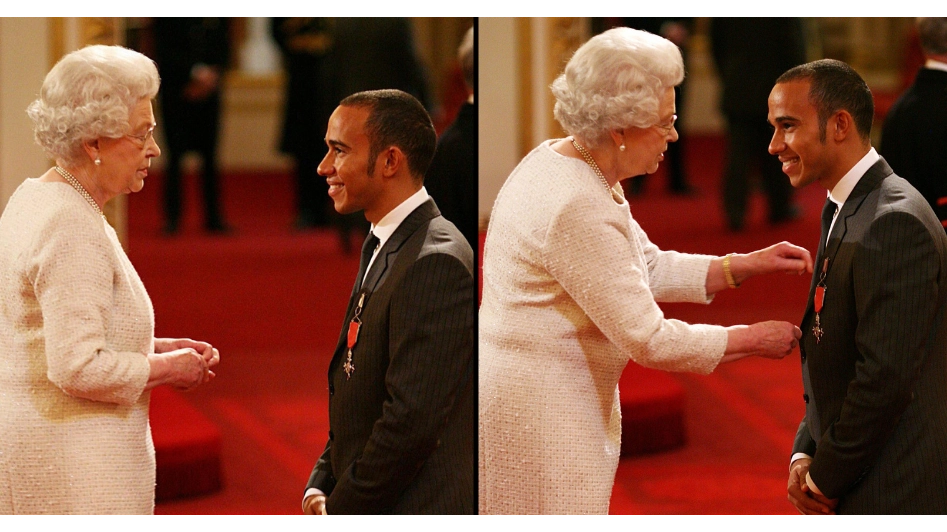 Lewis Hamilton got a telling off from the Queen for breaking rule during Palace lunch