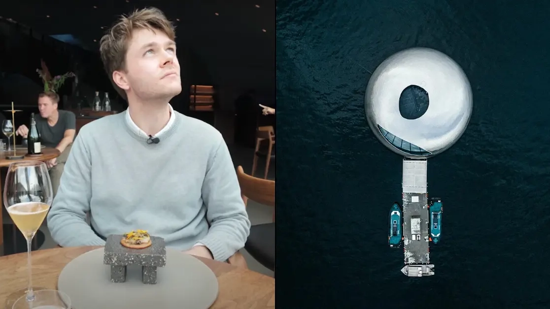 Man reveals staggering amount it cost to eat at 'world's loneliest restaurant' that's three metres underwater