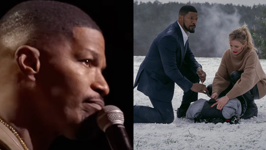 Jamie Foxx revealed what he saw after suffering near death experience filming new Netflix movie