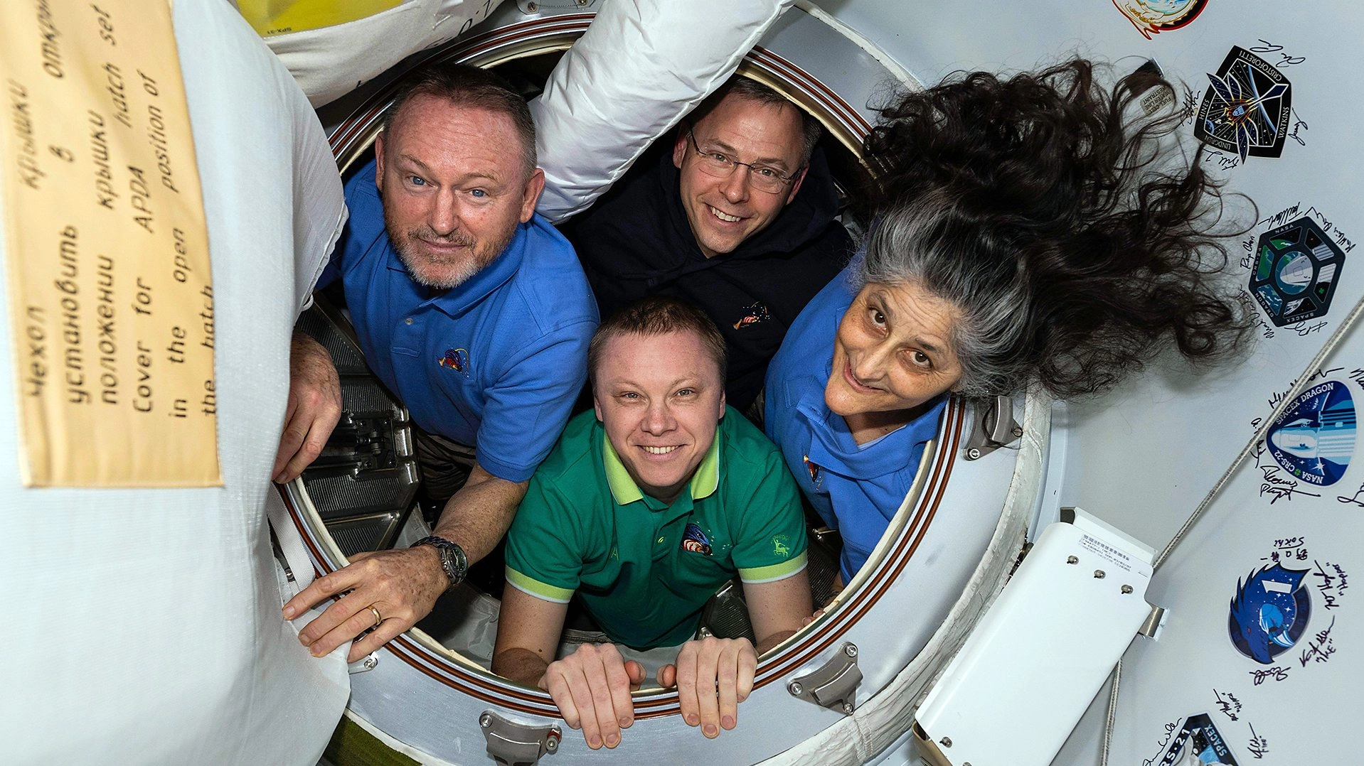 Astronauts stuck in space for nine months begin return to earth with splashdown available to livestream