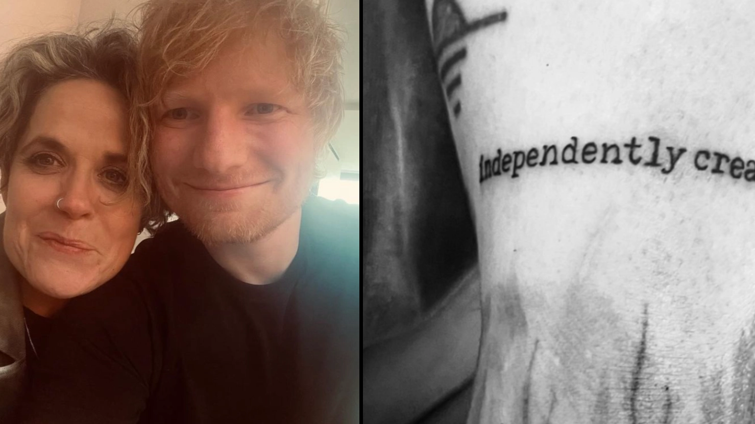 Ed Sheeran’s co-writer gets copyright trial verdict tattooed on herself
