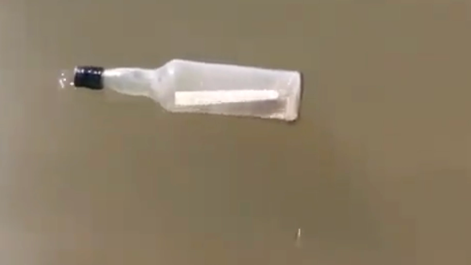 Couple instantly regretted opening message in a bottle they found washed up on beach after reading letter