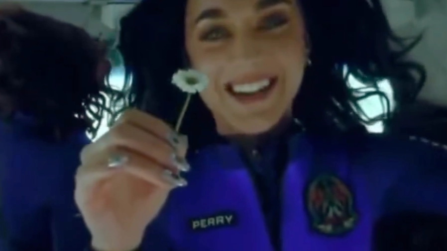 Katy Perry leaves people asking common question as new footage shows stunt she did in space