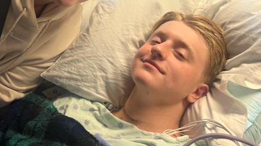 High school athlete left paralysed after tripping over his own feet during warm up