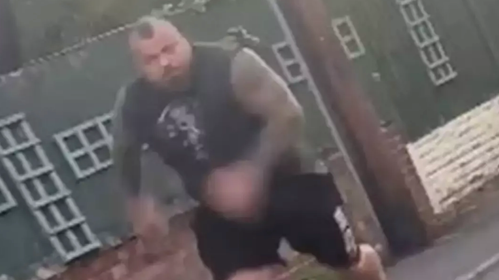Eddie Hall releases full uncut CCTV footage after telling driver ‘he’ll rip their head off’
