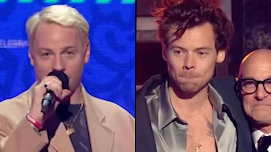 Viewers shocked as Harry Styles’ producer makes seriously inappropriate Stormzy Maya Jama comment at Brits