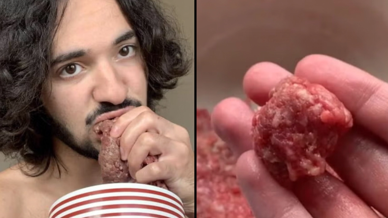 Man 'feels great' after swapping veganism for raw meat diet